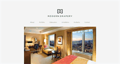 Desktop Screenshot of moderndraperyinc.com